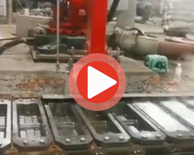 BORUNTE机器人打磨+浇筑案例