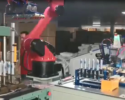 1510瓶胚冲压配合非标装箱机上下料